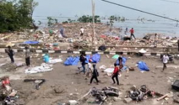 印尼大海啸视频,震撼画面直击灾难现场